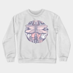 Npink Circle of the Dragonfly Crewneck Sweatshirt